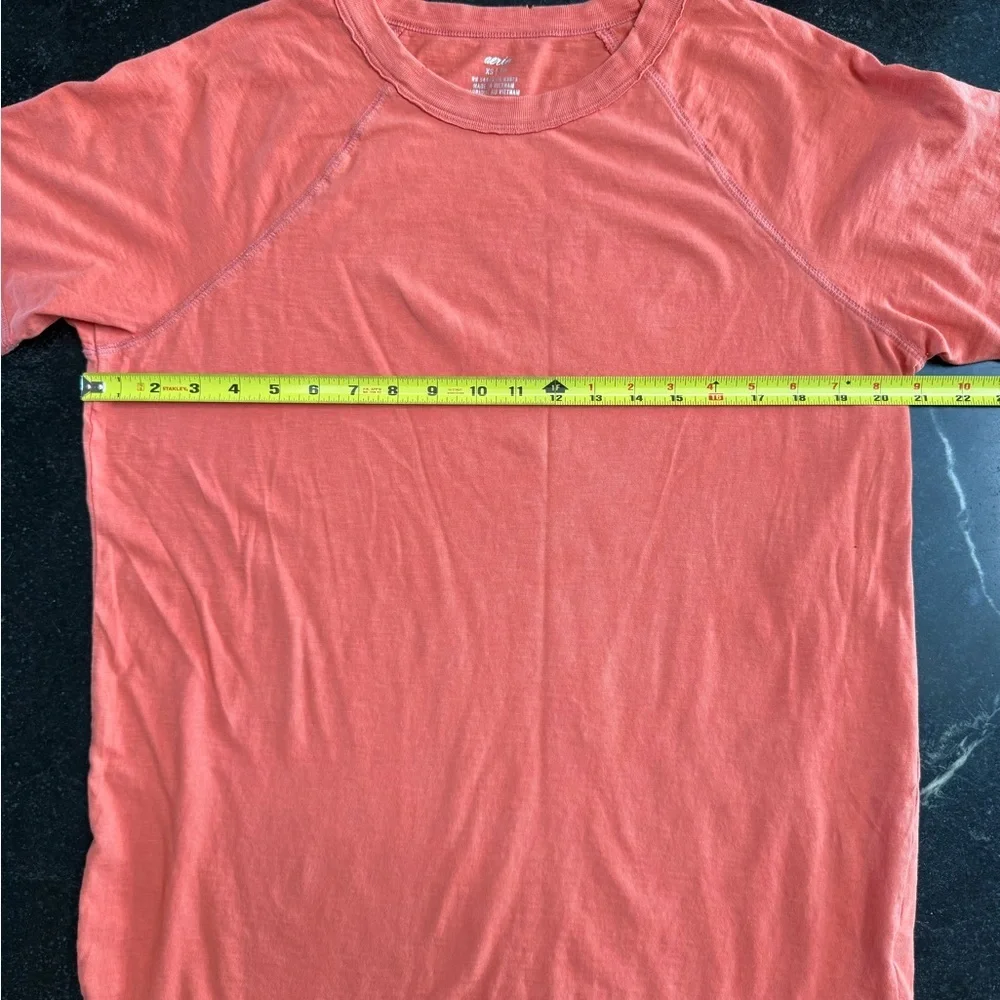 Aerie XS Boyfriend Coral Short Sleeve Oversized Tee - Picture 4 of 6